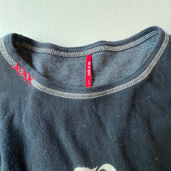 Alp N Rock Black and Red Long Sleeve Banff Canada Tee - Picture 2 of 7